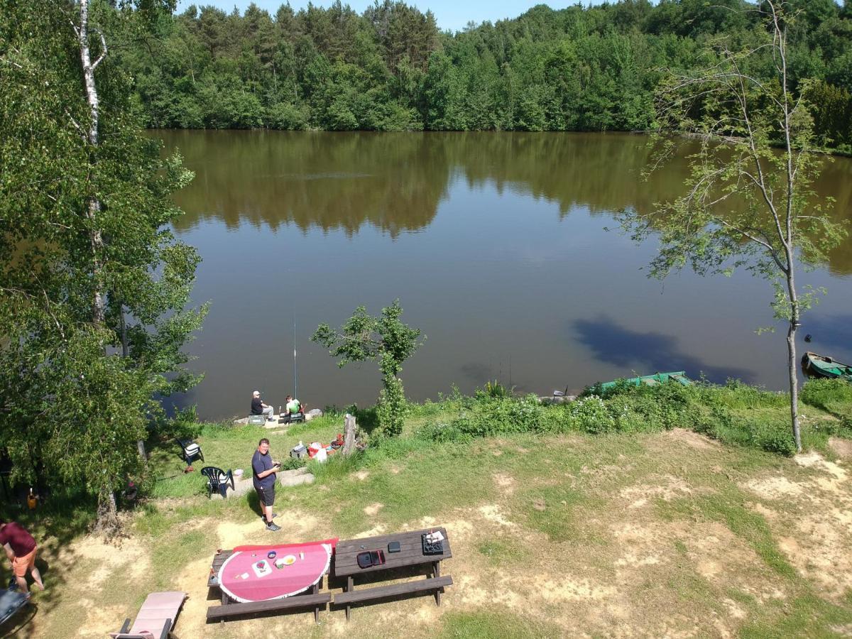 Florennes Gite Neuf 150 M2 Devant Un Grand Lac Prive De 2 Hectares Poissonneux Au Milieu Des Bois Экстерьер фото