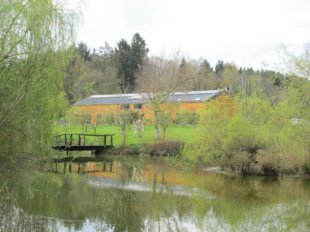 Florennes Gite Neuf 150 M2 Devant Un Grand Lac Prive De 2 Hectares Poissonneux Au Milieu Des Bois Экстерьер фото
